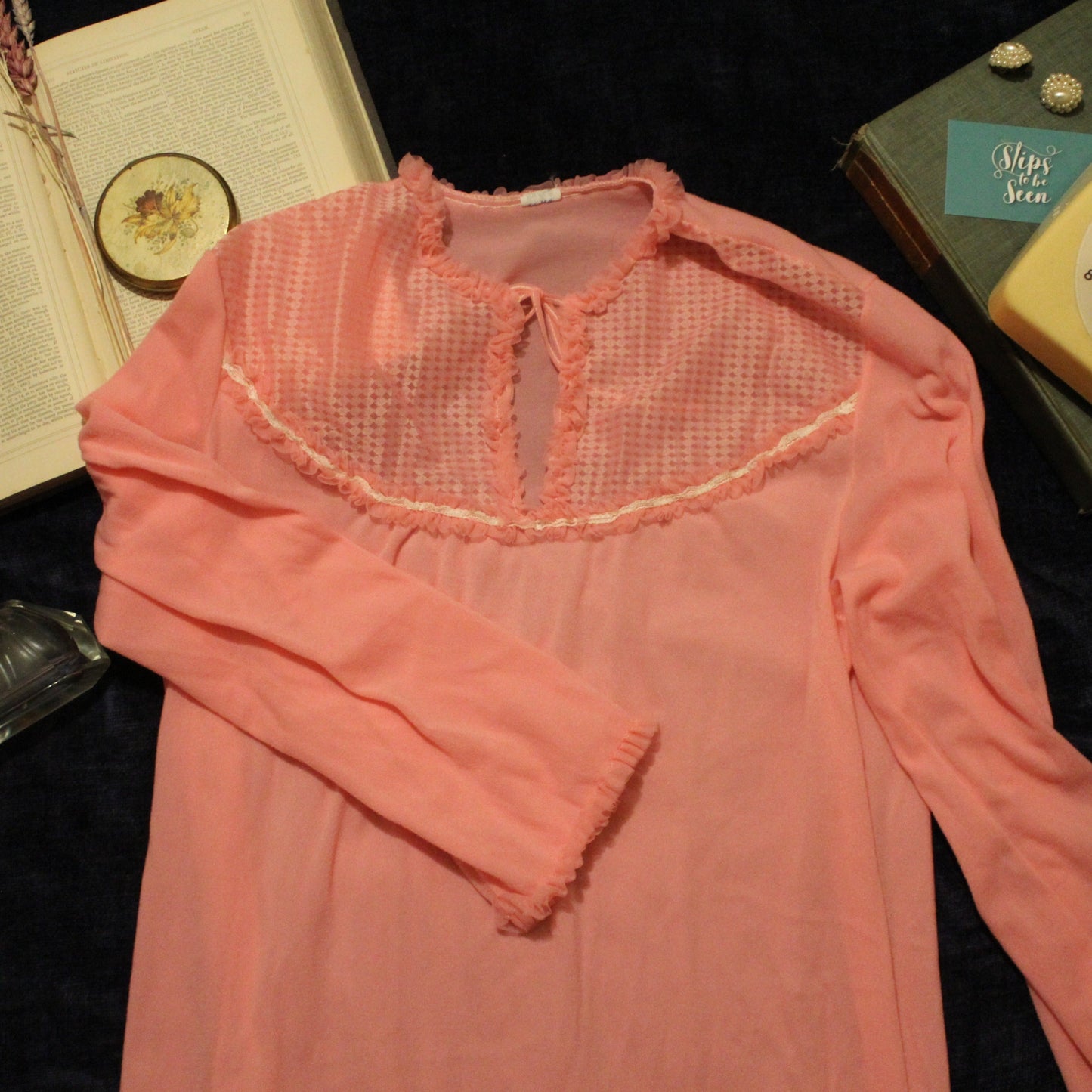 Funky full length pink nightie
