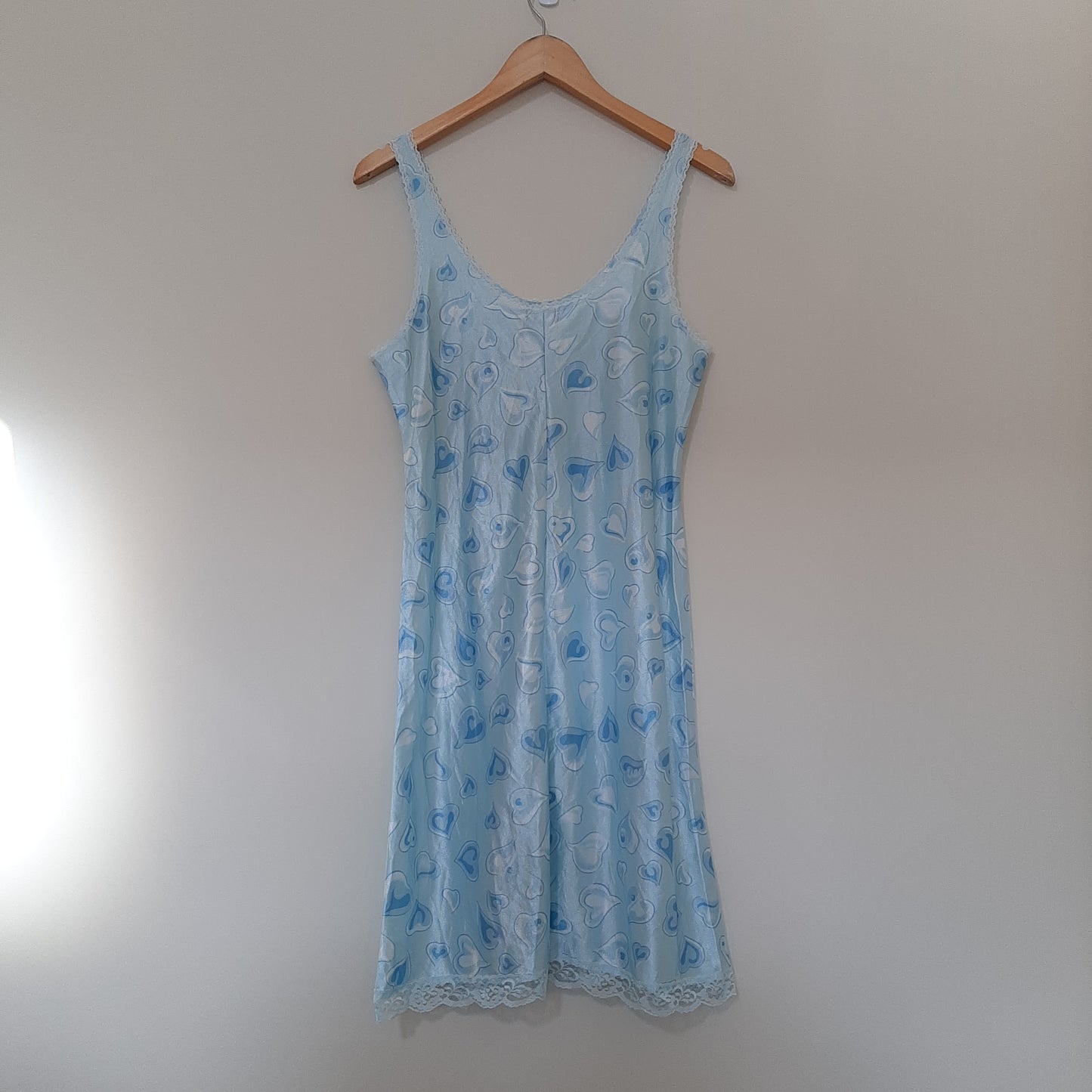 Blue heart nightie