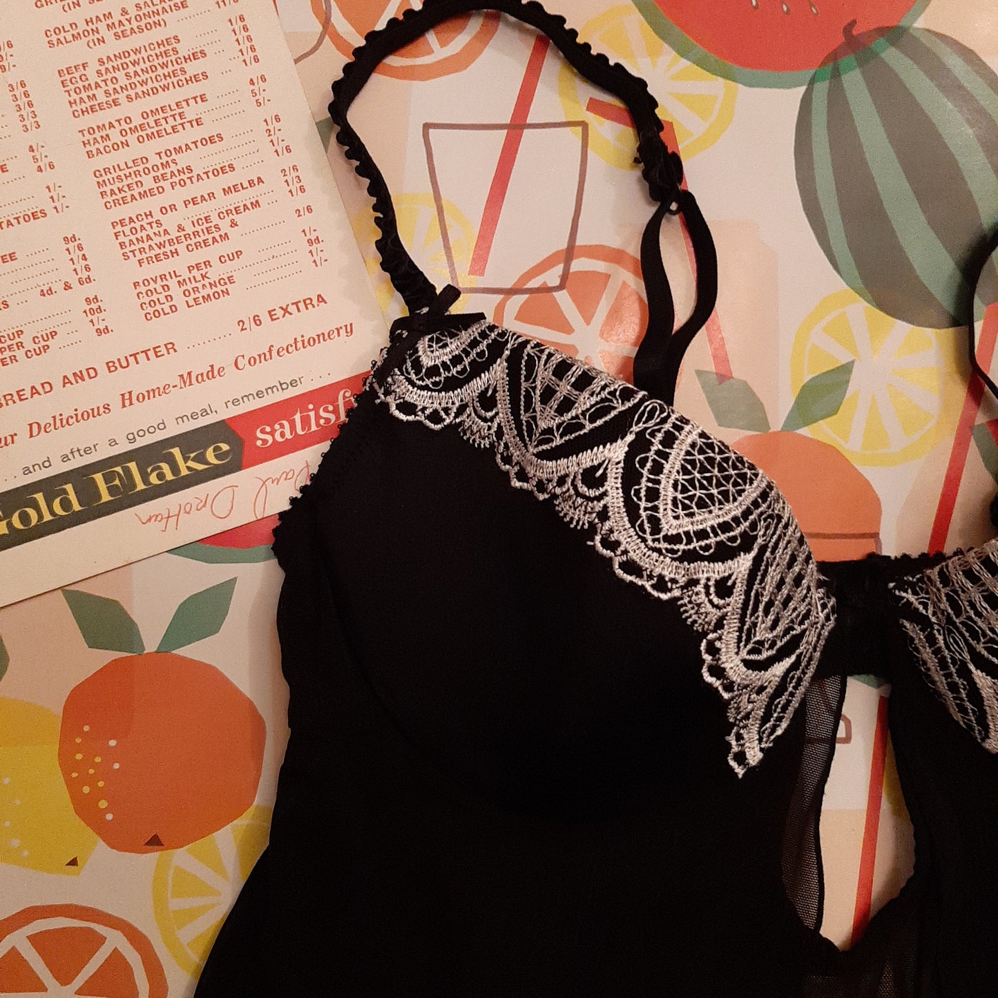 Classic black bra top