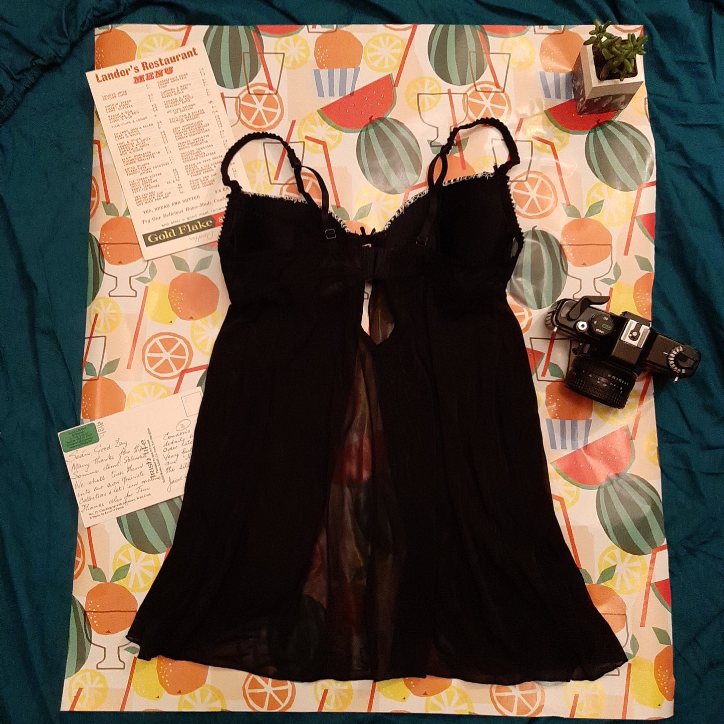 Classic black bra top