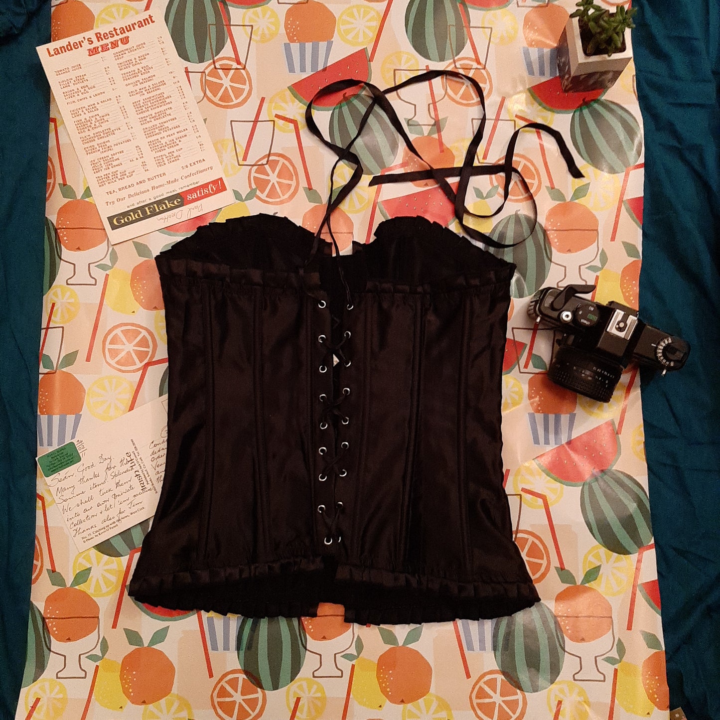 Classic black corset