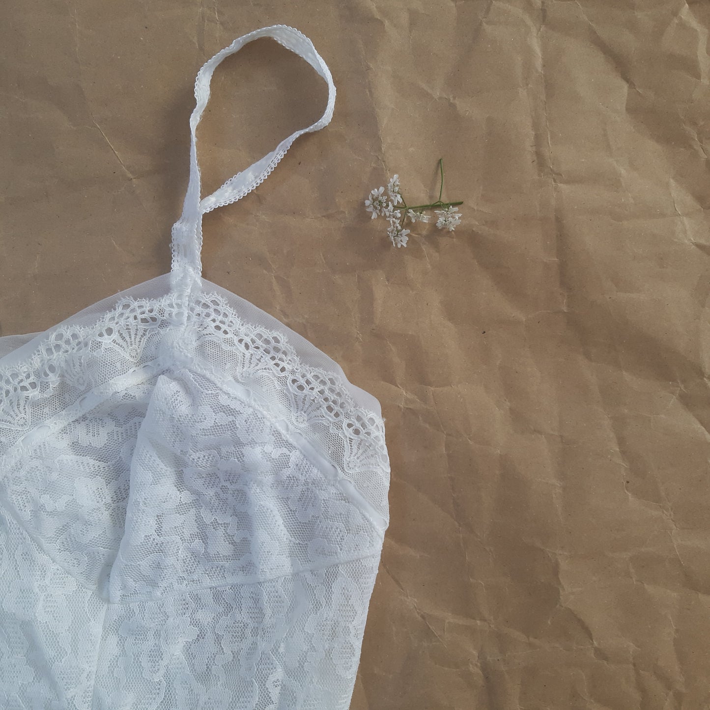 Sheer shell pattern slip