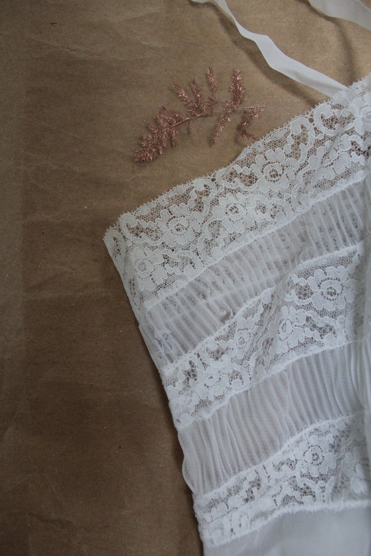 Hint of mint flapper style slip