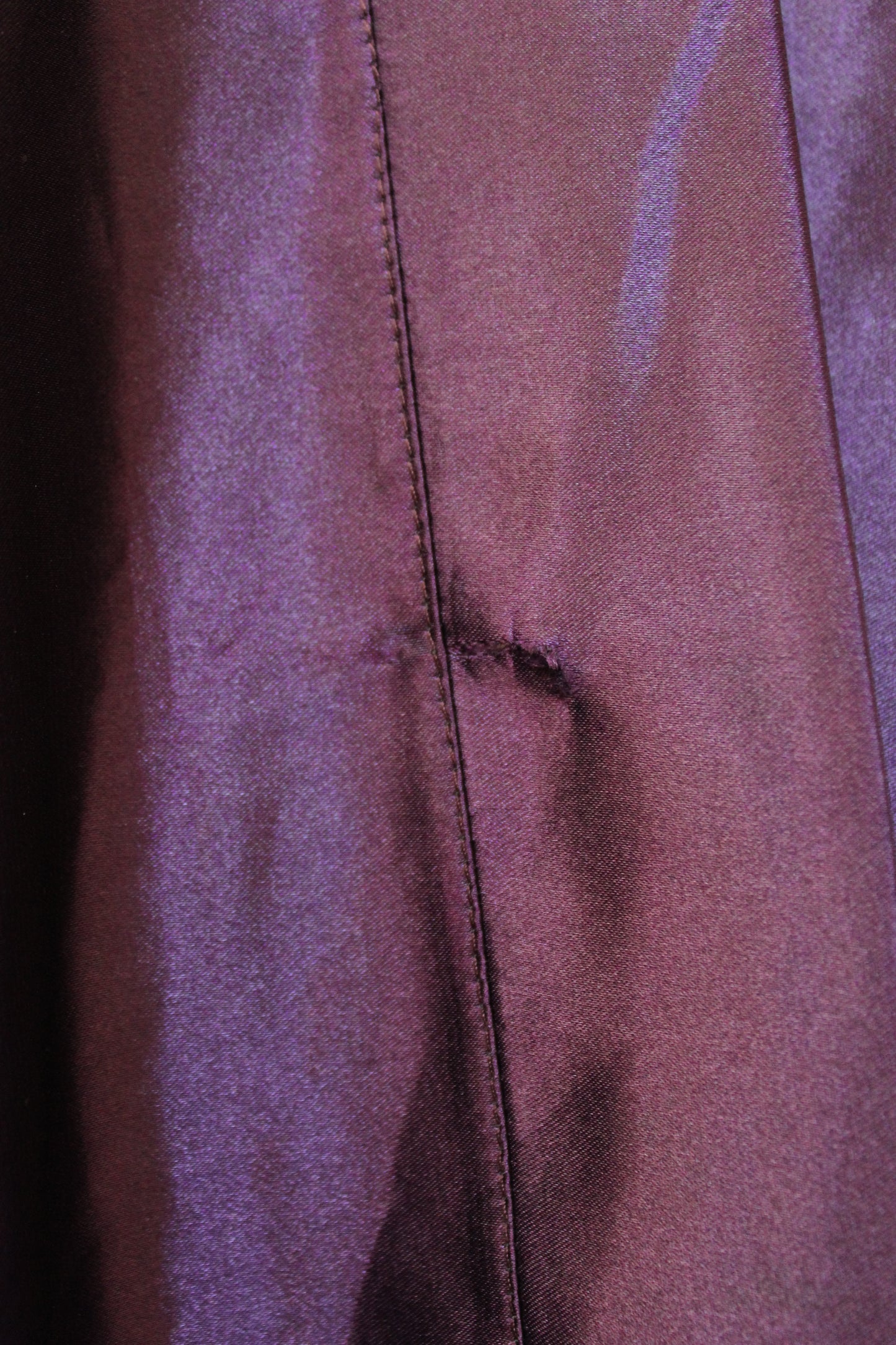 Silky purple robe