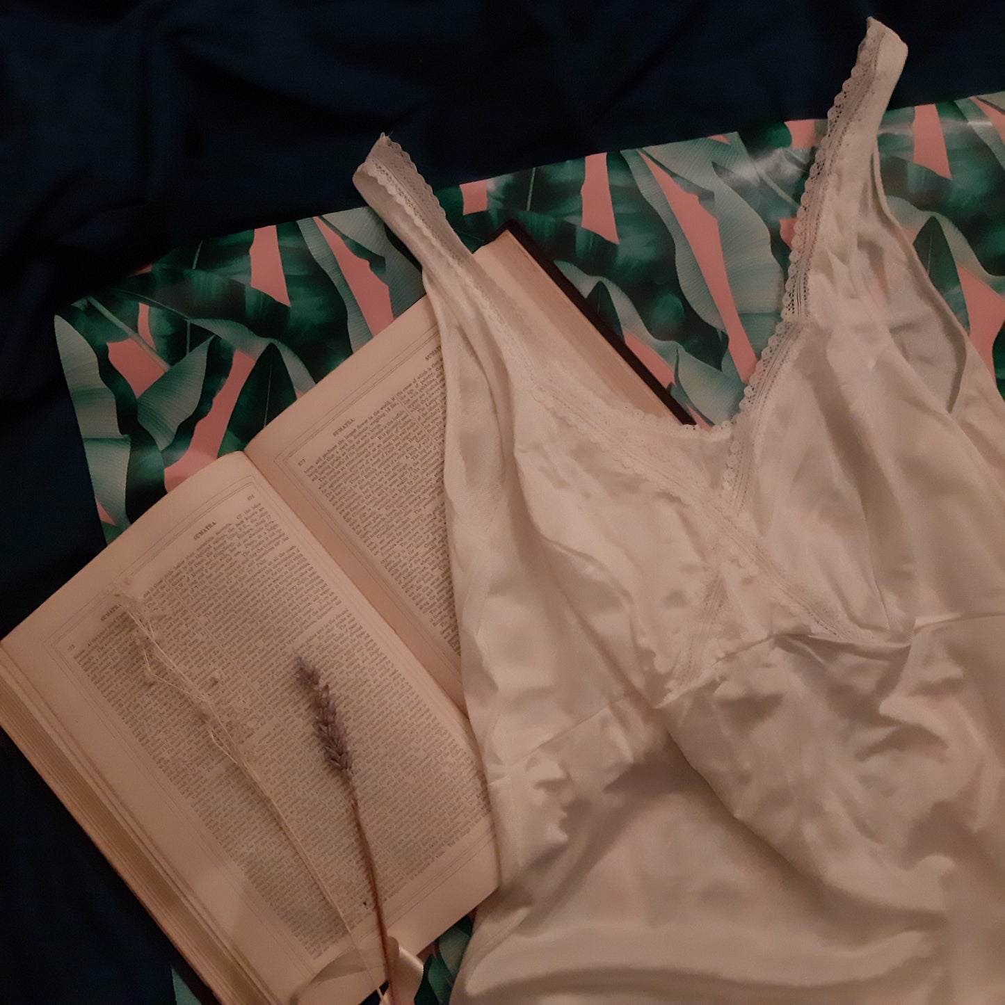 White slip with cross panels