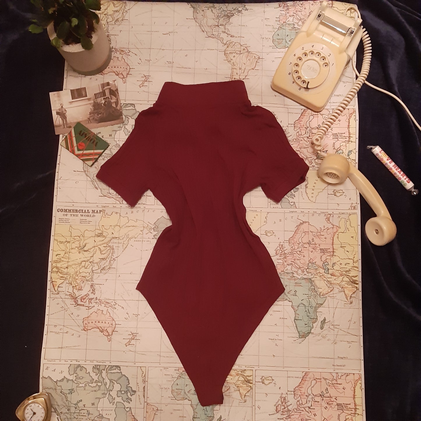 Wine bodysuit