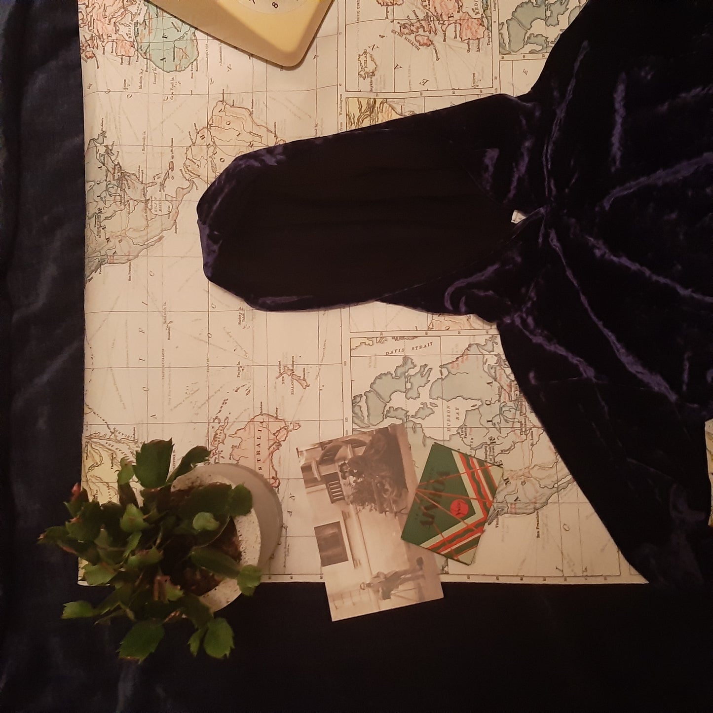 Deep purple velvet bodysuit