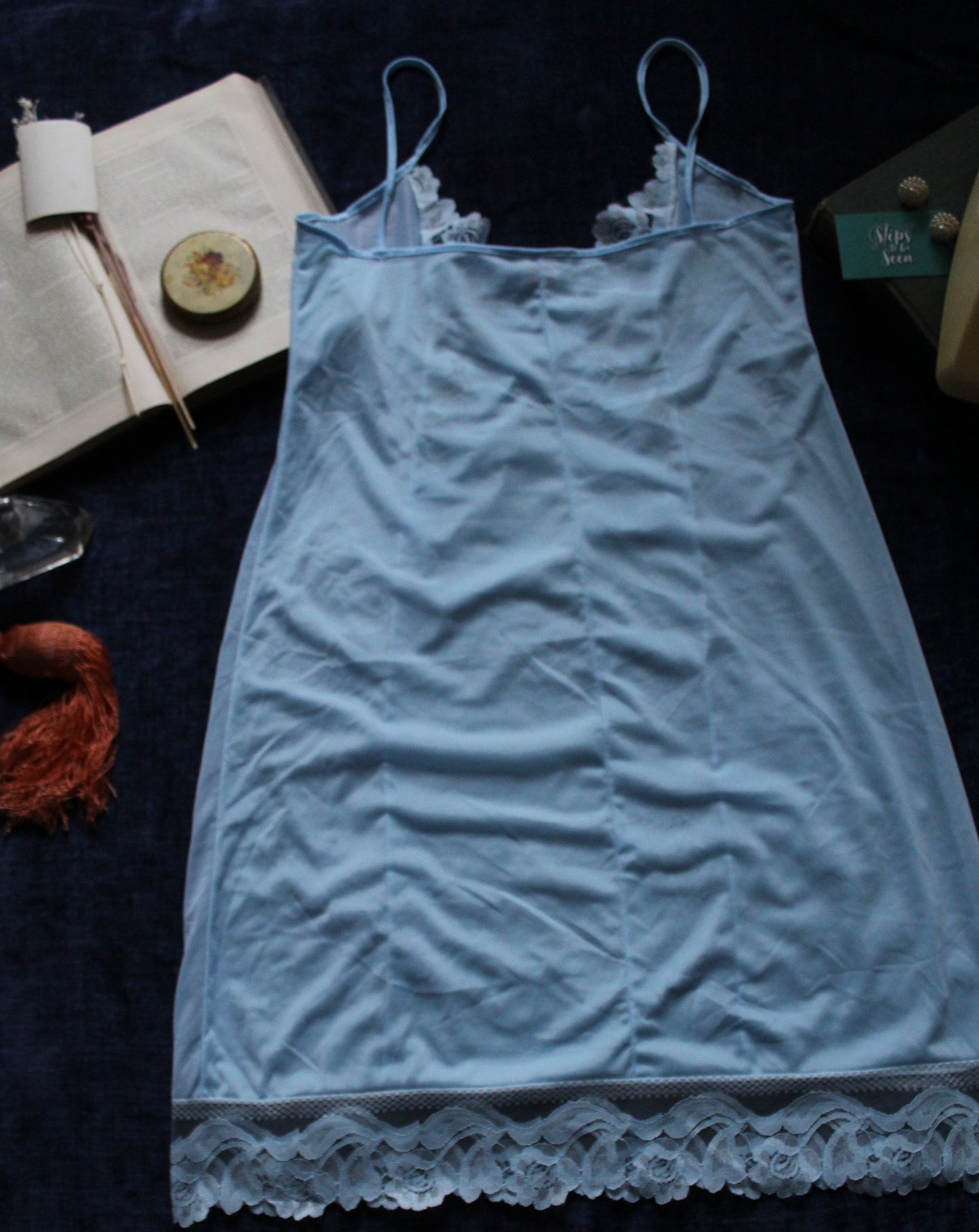 Turkish baby blue slip