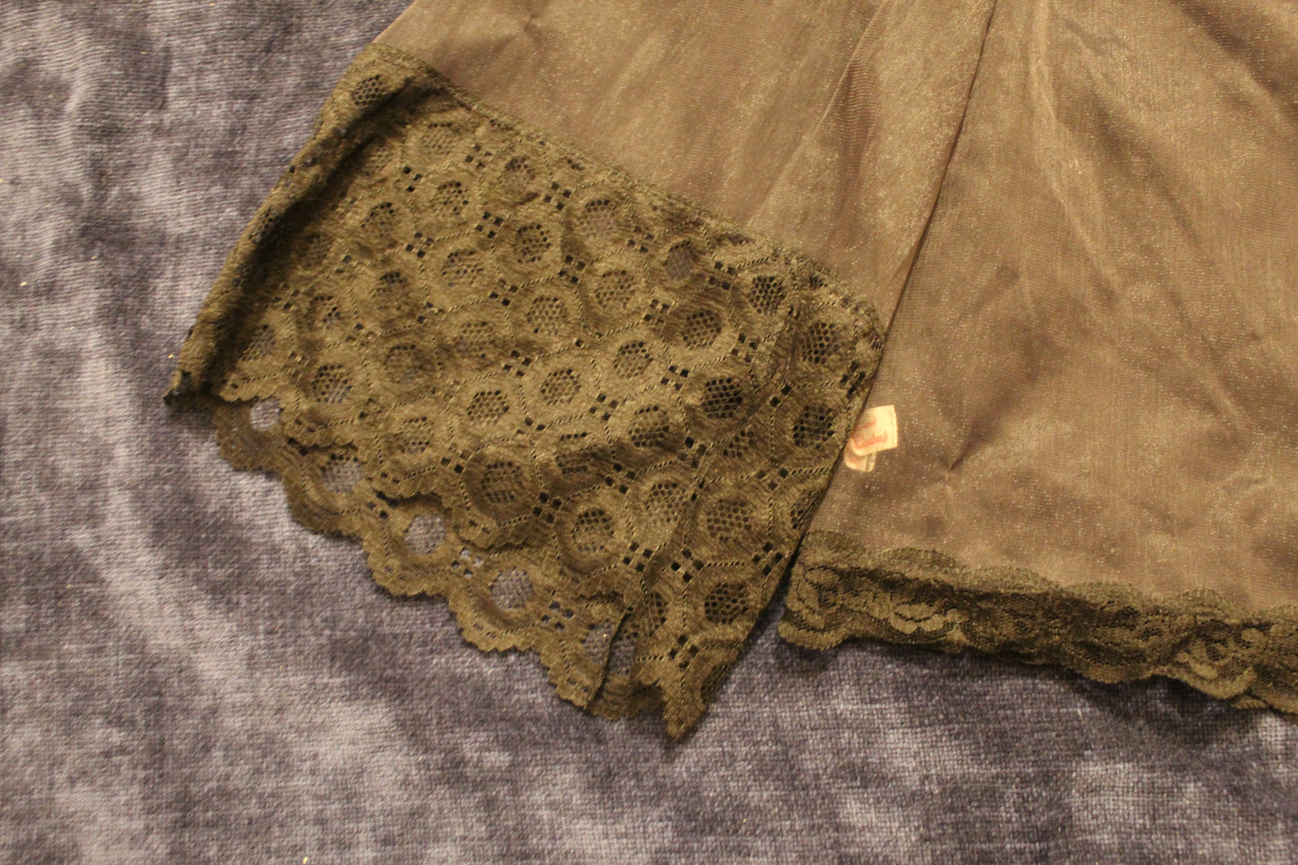 Black sheer bed jacket