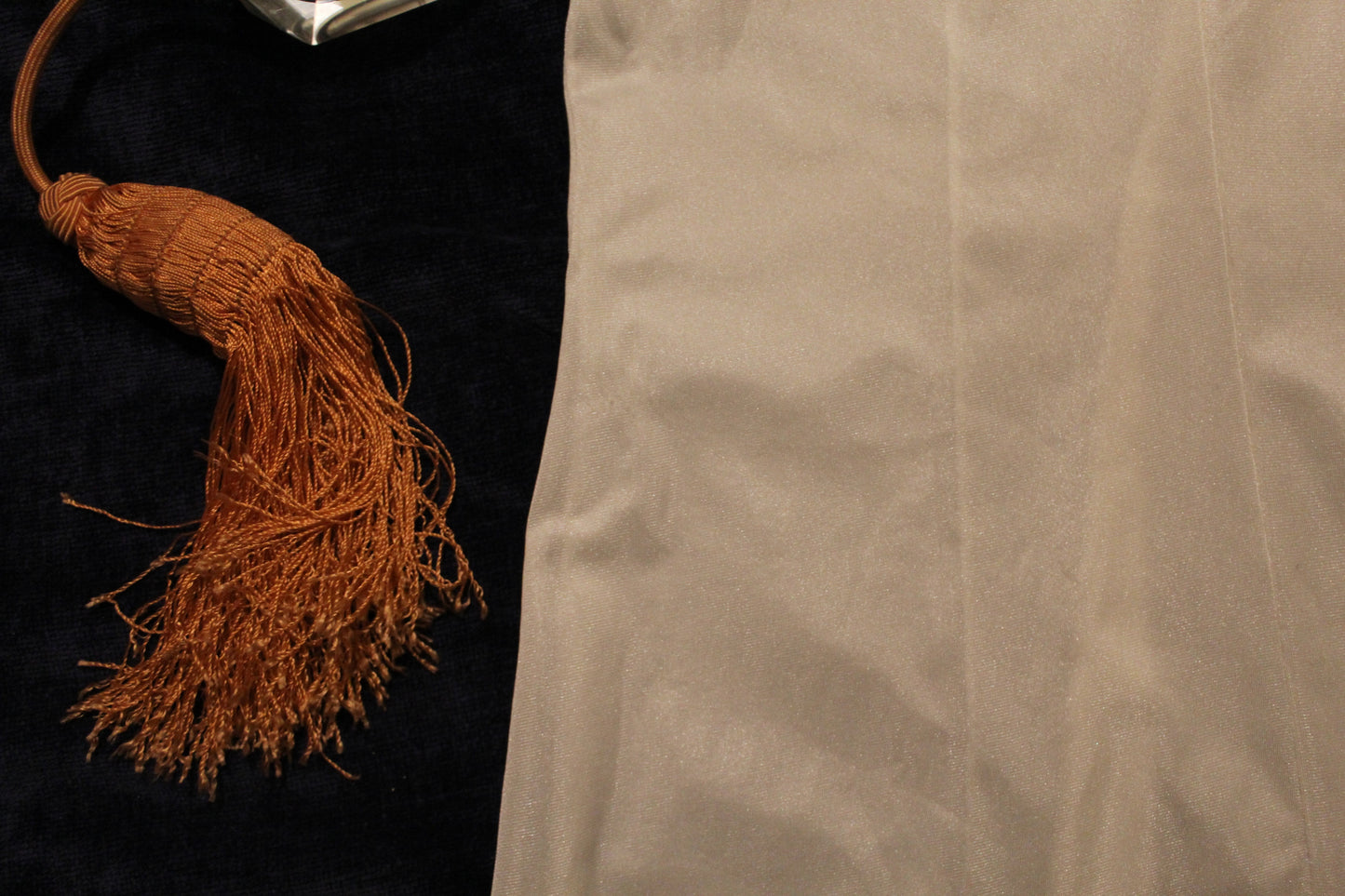 White slip with leg peek