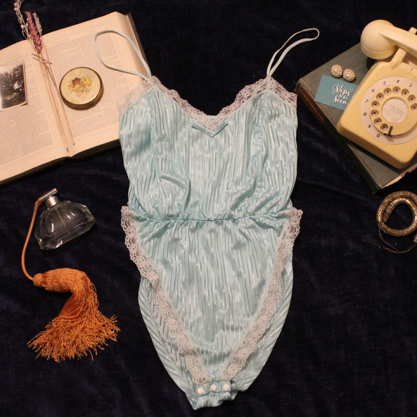 Striped mint bodysuit