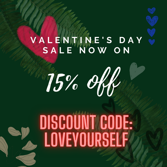 2023 Valentine's day sale 15% discount