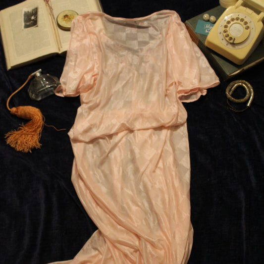 Funky checkered pink nightgown