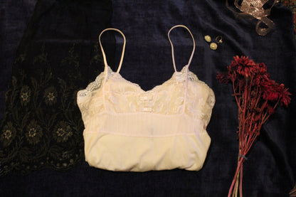 Lace bust dusty pink nightgown style slip