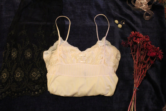 Lace bust dusty pink nightgown style slip