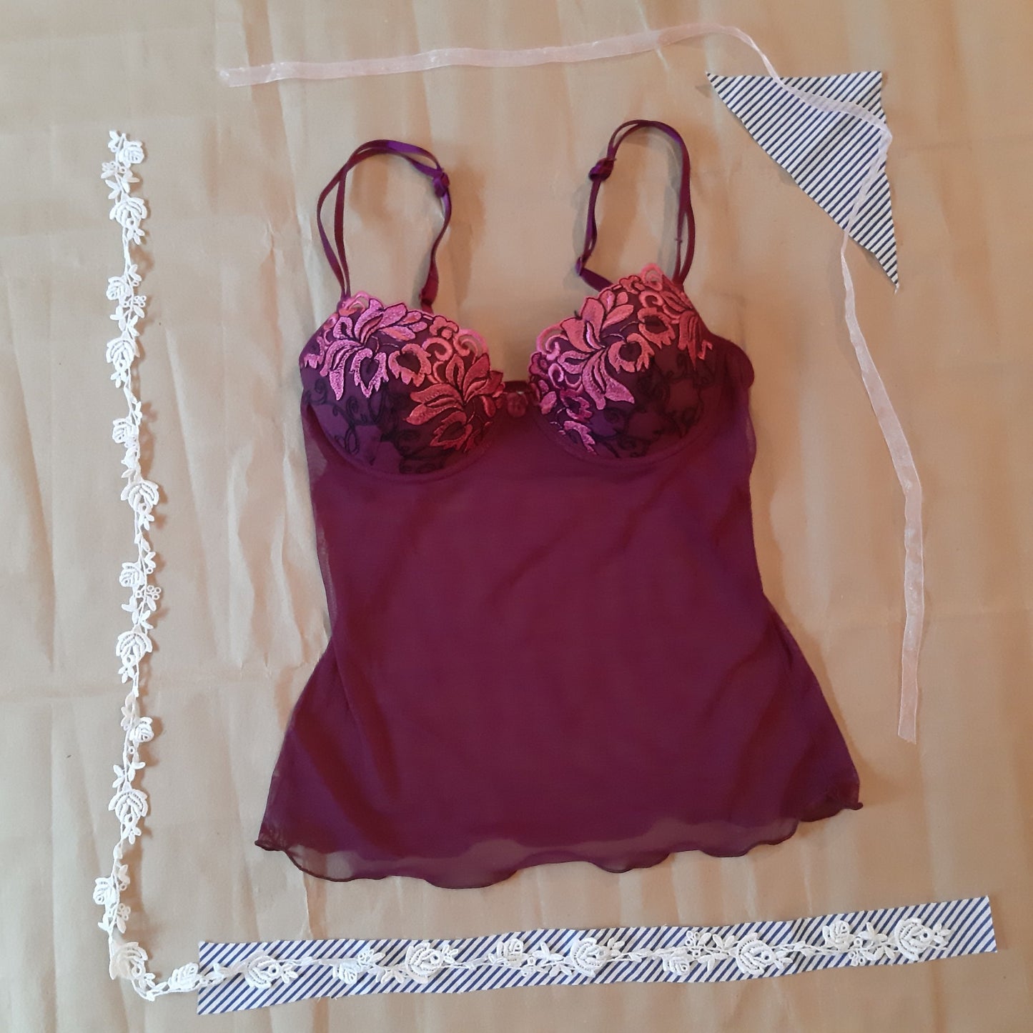 Plum and Mulberry Camisole