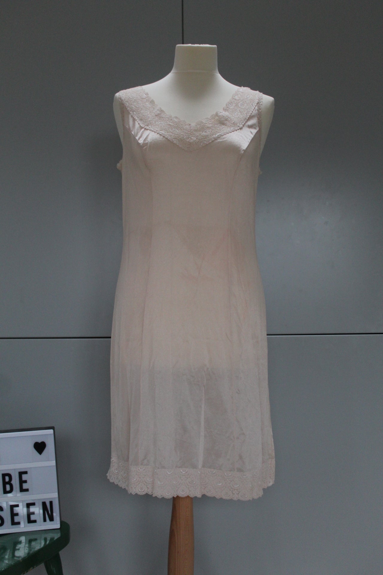 Delicate blush slip