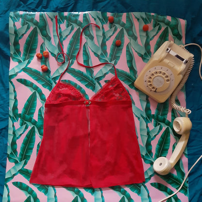 Red rose camisole