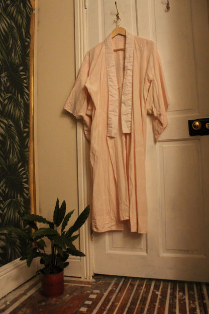 Pink robe with ivy leaves