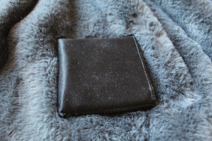 Black vintage compact with stone design