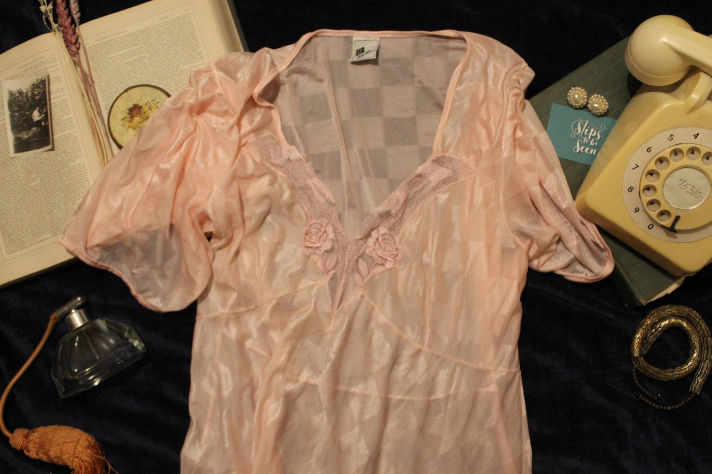 Funky checkered pink nightgown